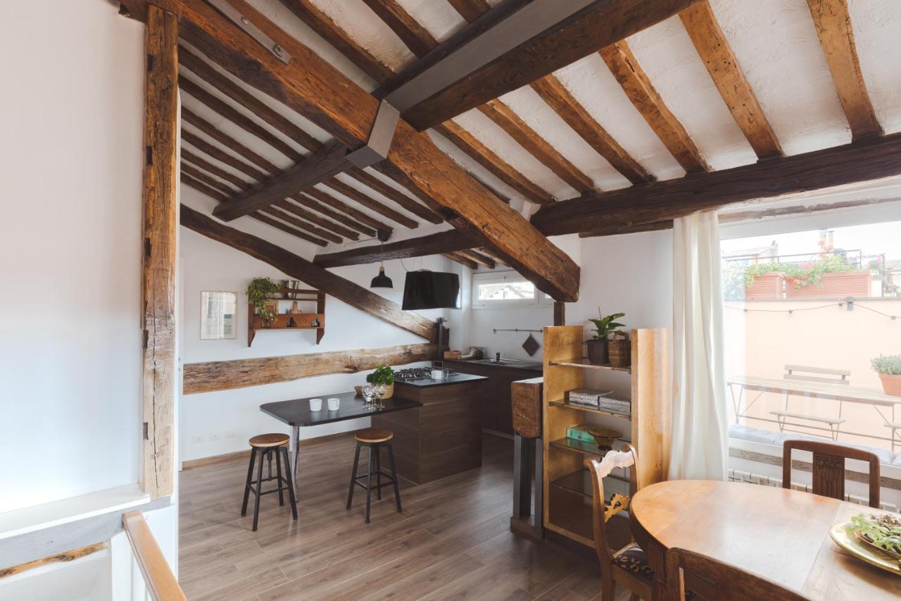 Amazing Penthouse With Terrace And Rooftop In Trastevere Roma Eksteriør bilde