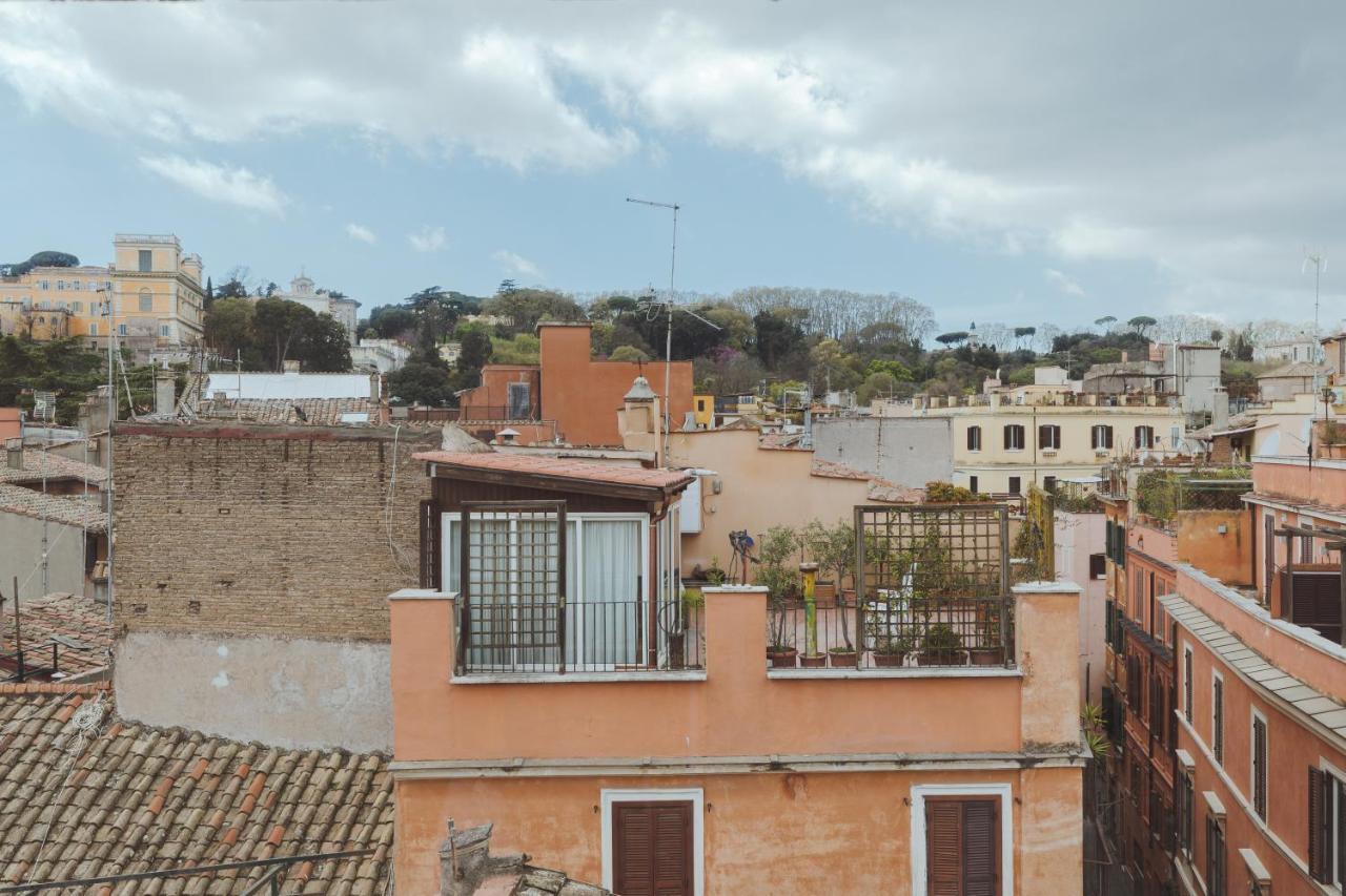 Amazing Penthouse With Terrace And Rooftop In Trastevere Roma Eksteriør bilde