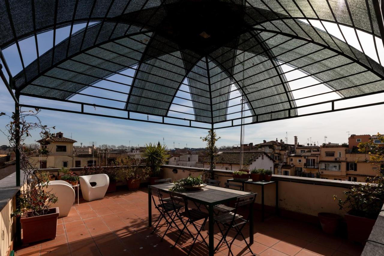 Amazing Penthouse With Terrace And Rooftop In Trastevere Roma Eksteriør bilde