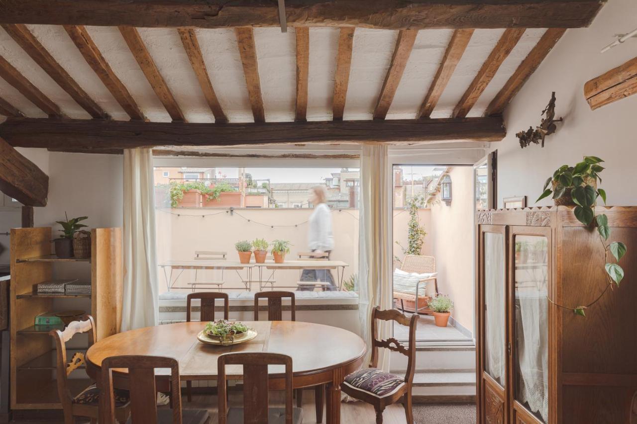 Amazing Penthouse With Terrace And Rooftop In Trastevere Roma Eksteriør bilde