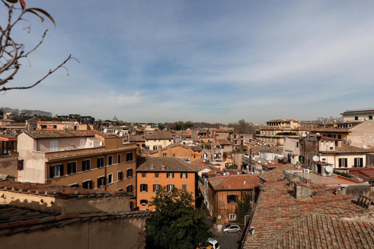 Amazing Penthouse With Terrace And Rooftop In Trastevere Roma Eksteriør bilde