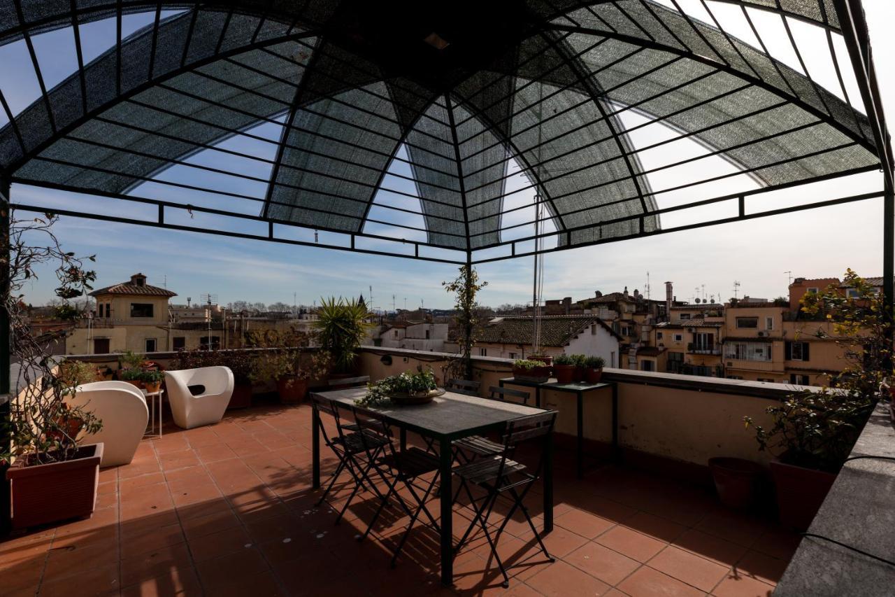 Amazing Penthouse With Terrace And Rooftop In Trastevere Roma Eksteriør bilde